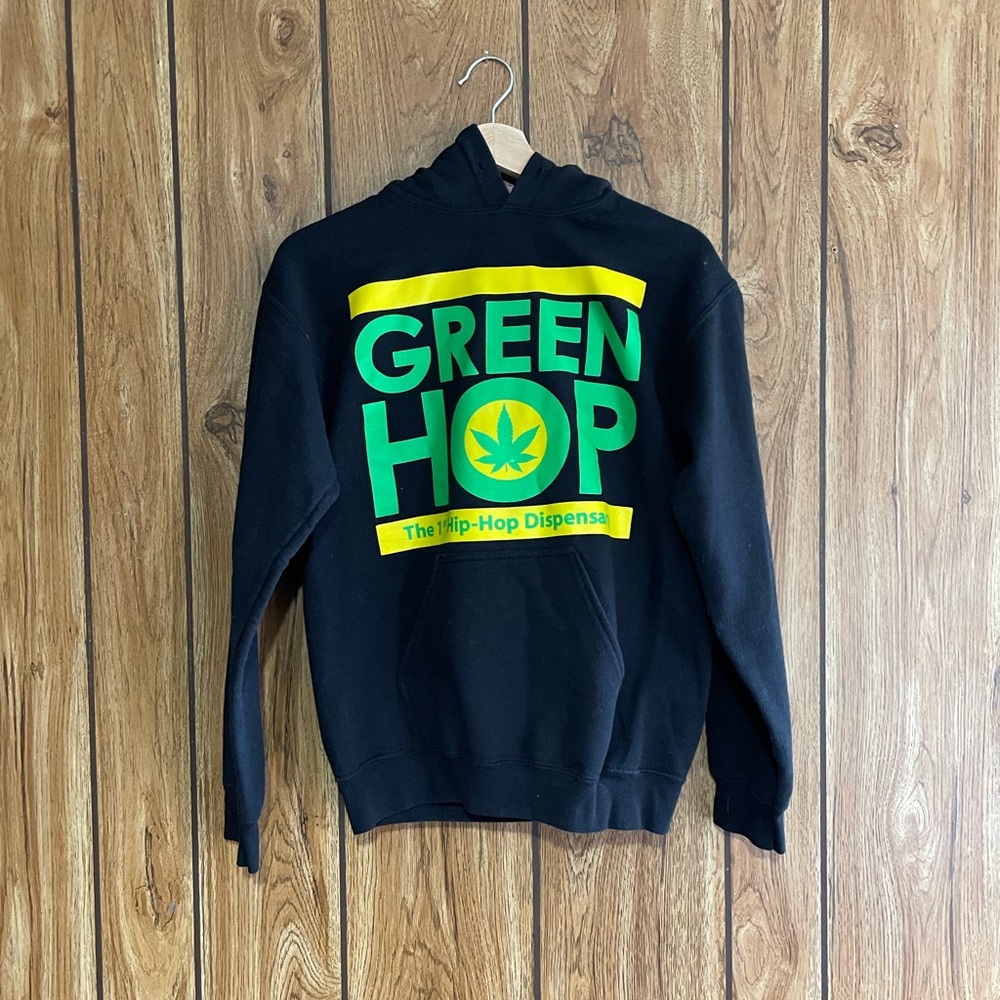 Vintage Green Hop Hoodie